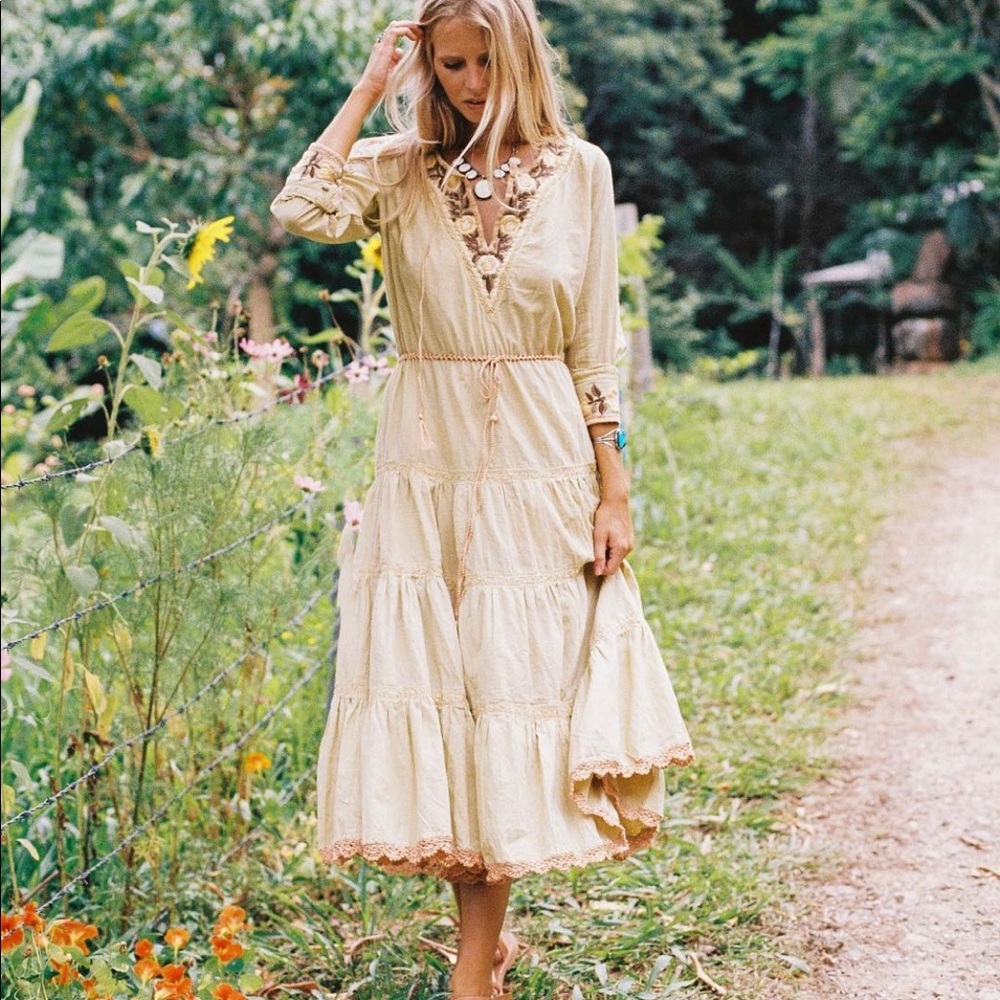 Sale⚡️Embroidered Dress by chasing unicorns